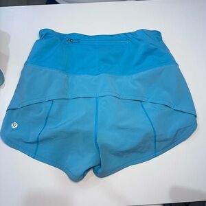 Light blue Lulu shorts. Size 4